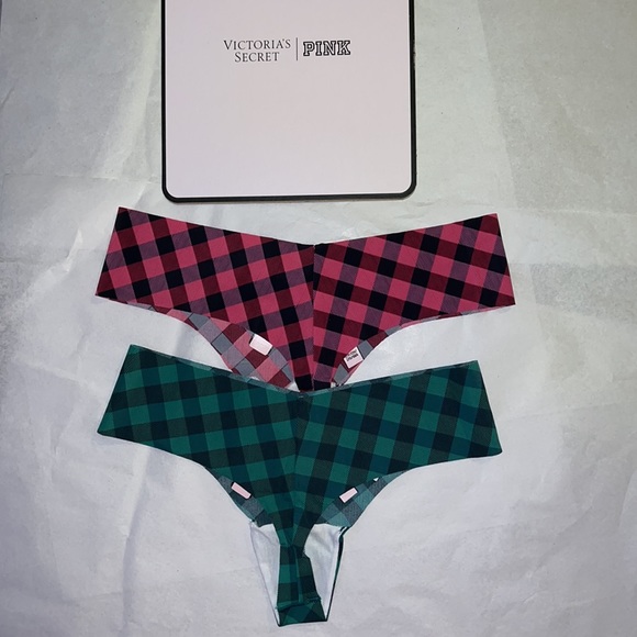 (S) 2pcs Victoria's Secret THONG No Show Panties - Picture 4 of 7